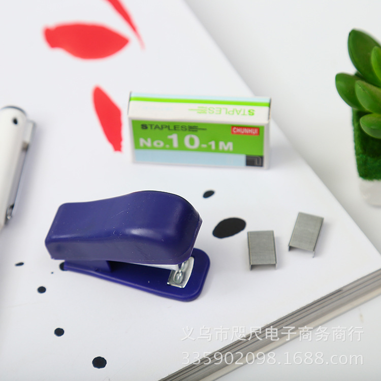 Bin bin stationery wholesale mini stapler Portable home office stapler kit Bin bin stationery wholesale mini stapler Portable home office stapler kit