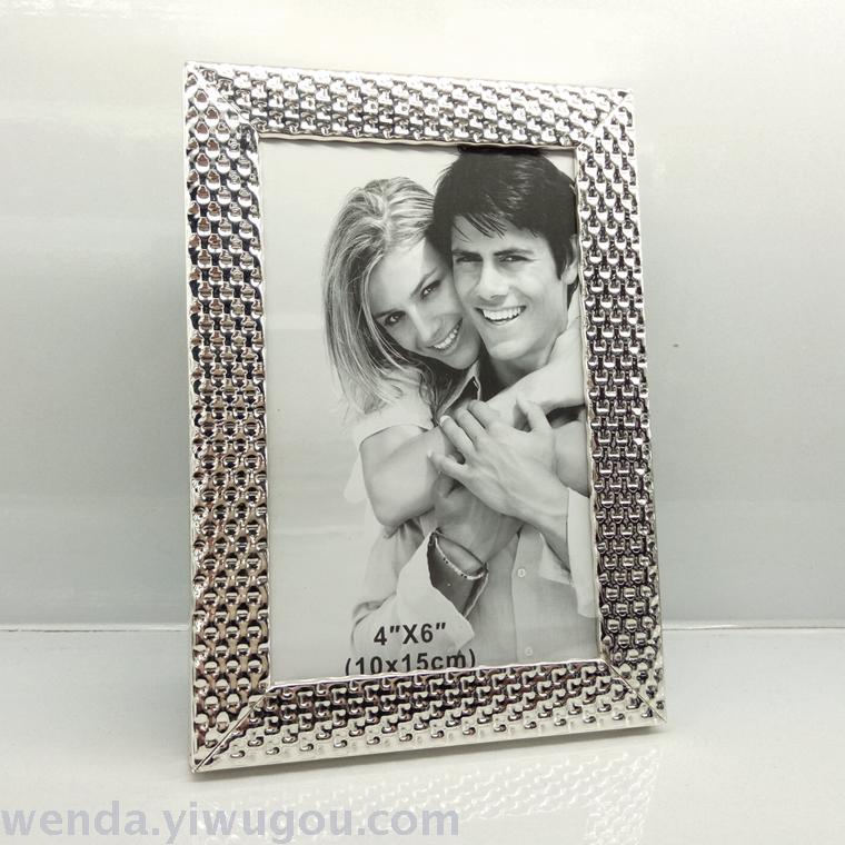 Fashion Gift Photo Frame bright silver frame and high-grade office decoration Home Furnishing photo wall Fashion Gift Photo Frame bright silver frame and high-grade office decoration Home Furnishing photo wall