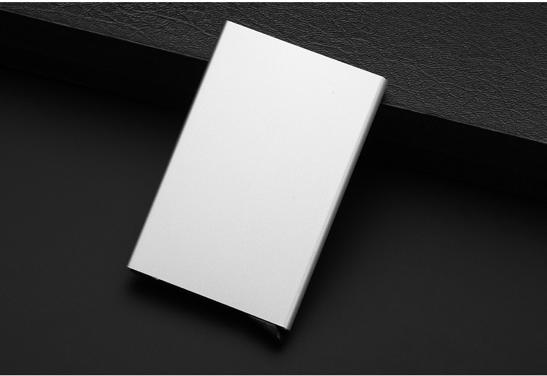 Factory Supply Aluminum Card Case Bank Card Credit Card Box Business Card Box Metal Cartridge Aluminum Alloy Card Box