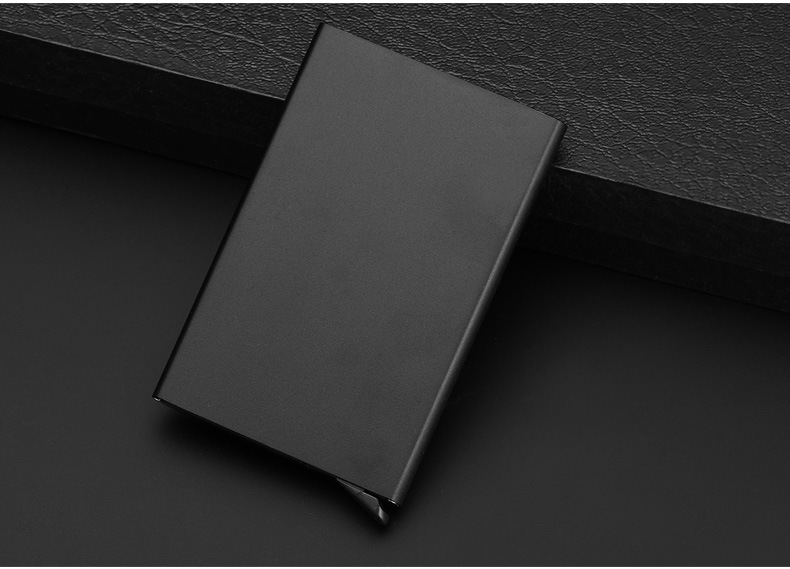 Factory Supply Aluminum Card Case Bank Card Credit Card Box Business Card Box Metal Cartridge Aluminum Alloy Card Box