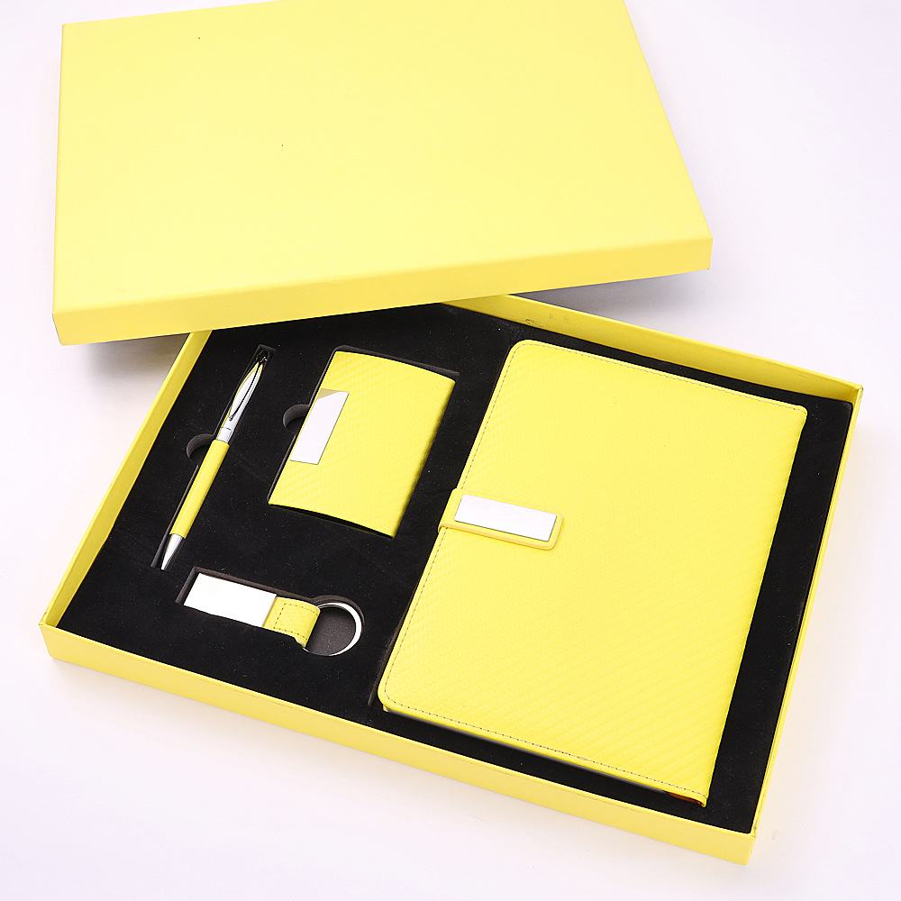 Key Chain Set Business Card Case Gift Practical Company Business Activities Gift Notebook Gift Set