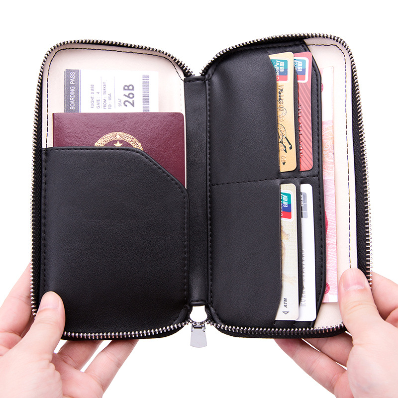 New cross-border wallet card case anti-degaussing RFID passport New cross-border wallet card case anti-degaussing RFID passport