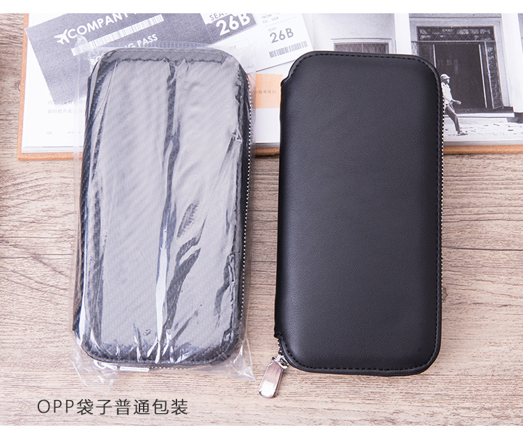 New cross-border wallet card case anti-degaussing RFID passport New cross-border wallet card case anti-degaussing RFID passport