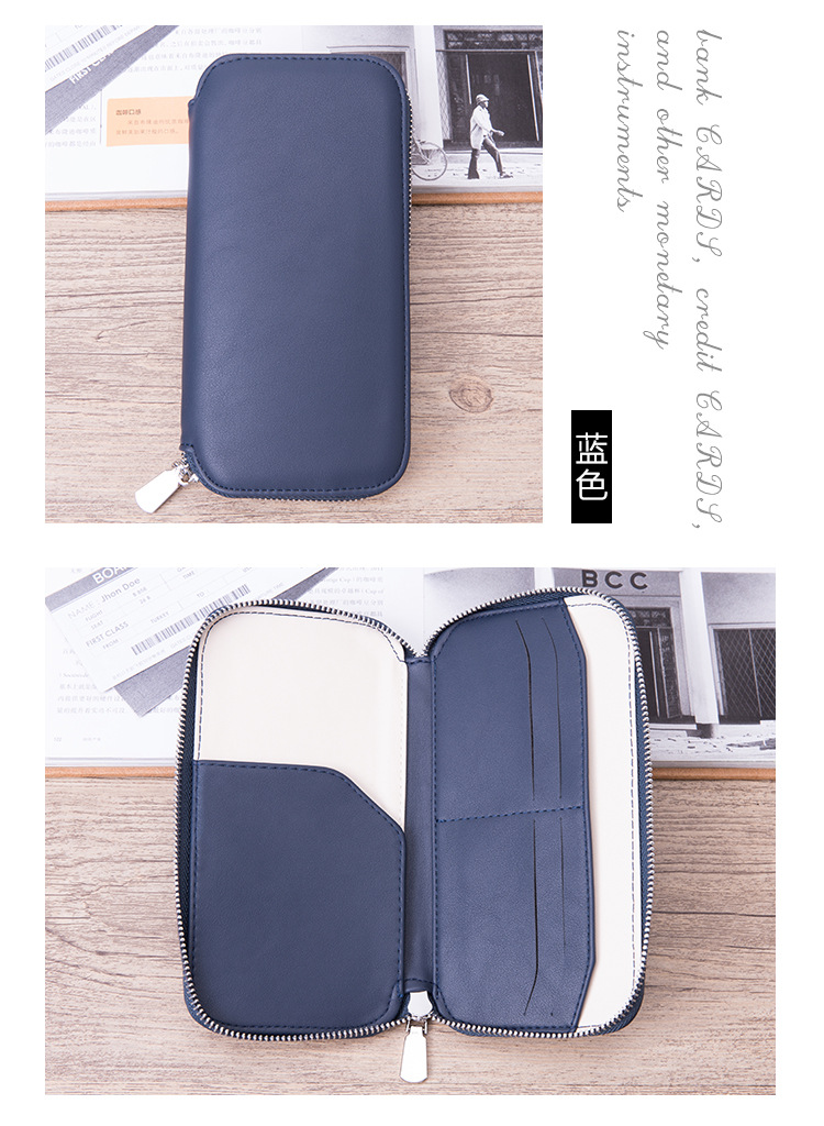 New cross-border wallet card case anti-degaussing RFID passport New cross-border wallet card case anti-degaussing RFID passport
