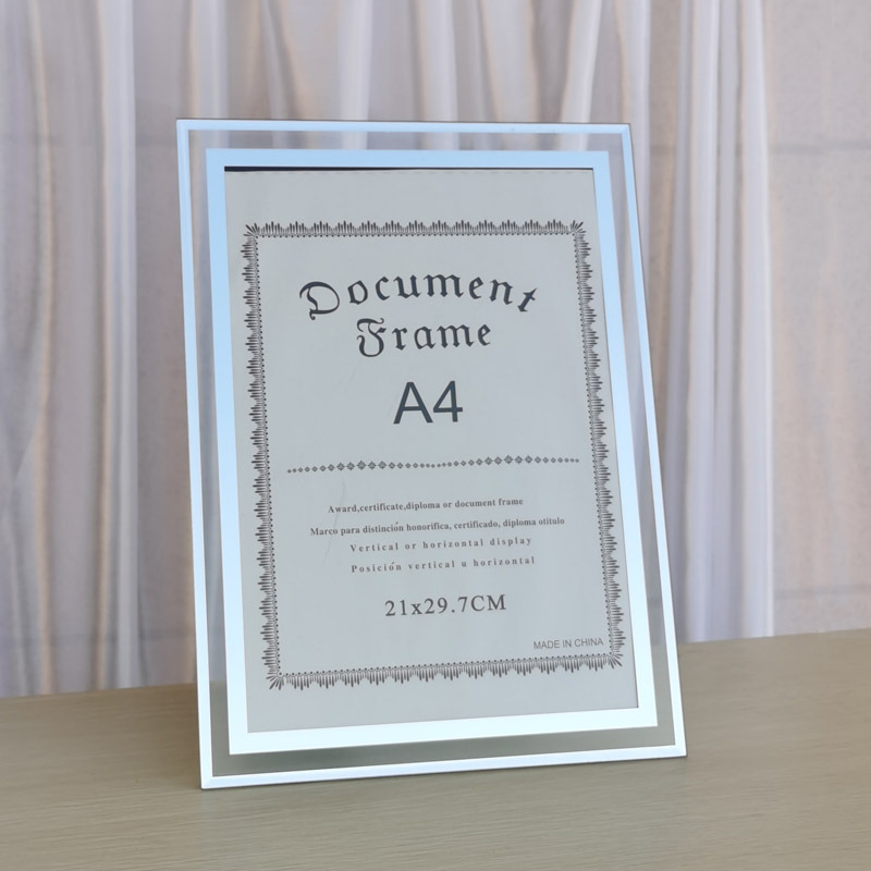 Bilateral A4 certificate frame glass crystal photo frame 6-inch 7-inch 8-inch 10 wedding dress decoration scenic spot travel LOGO customization Bilateral A4 certificate frame glass crystal photo frame 6-inch 7-inch 8-inch 10 wedding dress decoration scenic spot travel LOGO customization