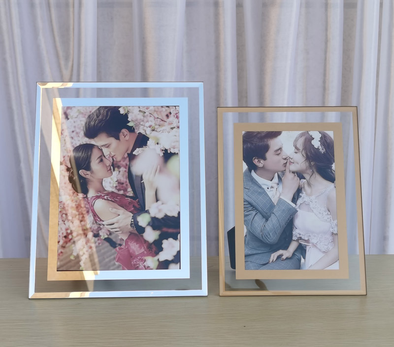 Bilateral A4 certificate frame glass crystal photo frame 6-inch 7-inch 8-inch 10 wedding dress decoration scenic spot travel LOGO customization Bilateral A4 certificate frame glass crystal photo frame 6-inch 7-inch 8-inch 10 wedding dress decoration scenic spot travel LOGO customization