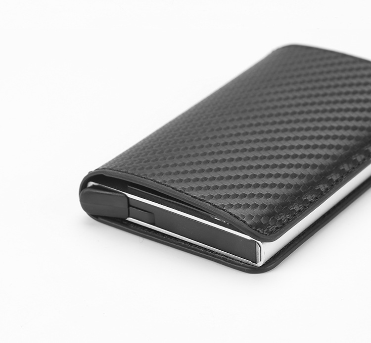 Foreign Trade Card Package Metallic Aluminium Anti-Theft Swiping Anti-Magnetic RFID Wallet Credit Cassette Automatic Pop-up Cassette Business Card Case Foreign Trade Card Package Metallic Aluminium Anti-Theft Swiping Anti-Magnetic RFID Wallet Credit Cassette Automatic Pop-up Cassette Business Card Case