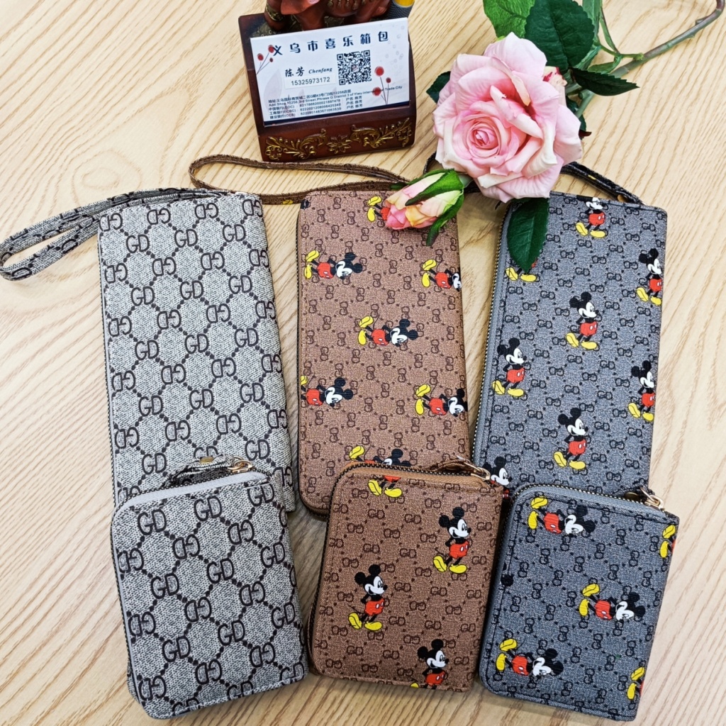 Zipper Printed Bag Certificate Card Holder New Korean Style Fashionable Long Wallet Anti-Theft Card Case Casual Wallet Wholesale Zipper Printed Bag Certificate Card Holder New Korean Style Fashionable Long Wallet Anti-Theft Card Case Casual Wallet Wholesale