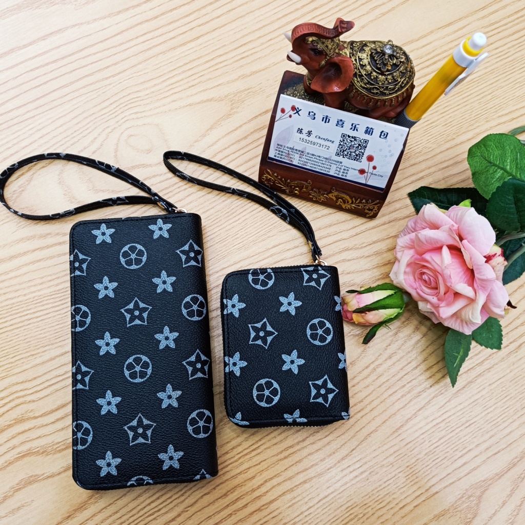 Zipper Printed Bag Certificate Card Holder New Korean Style Fashionable Long Wallet Anti-Theft Card Case Casual Wallet Wholesale Zipper Printed Bag Certificate Card Holder New Korean Style Fashionable Long Wallet Anti-Theft Card Case Casual Wallet Wholesale