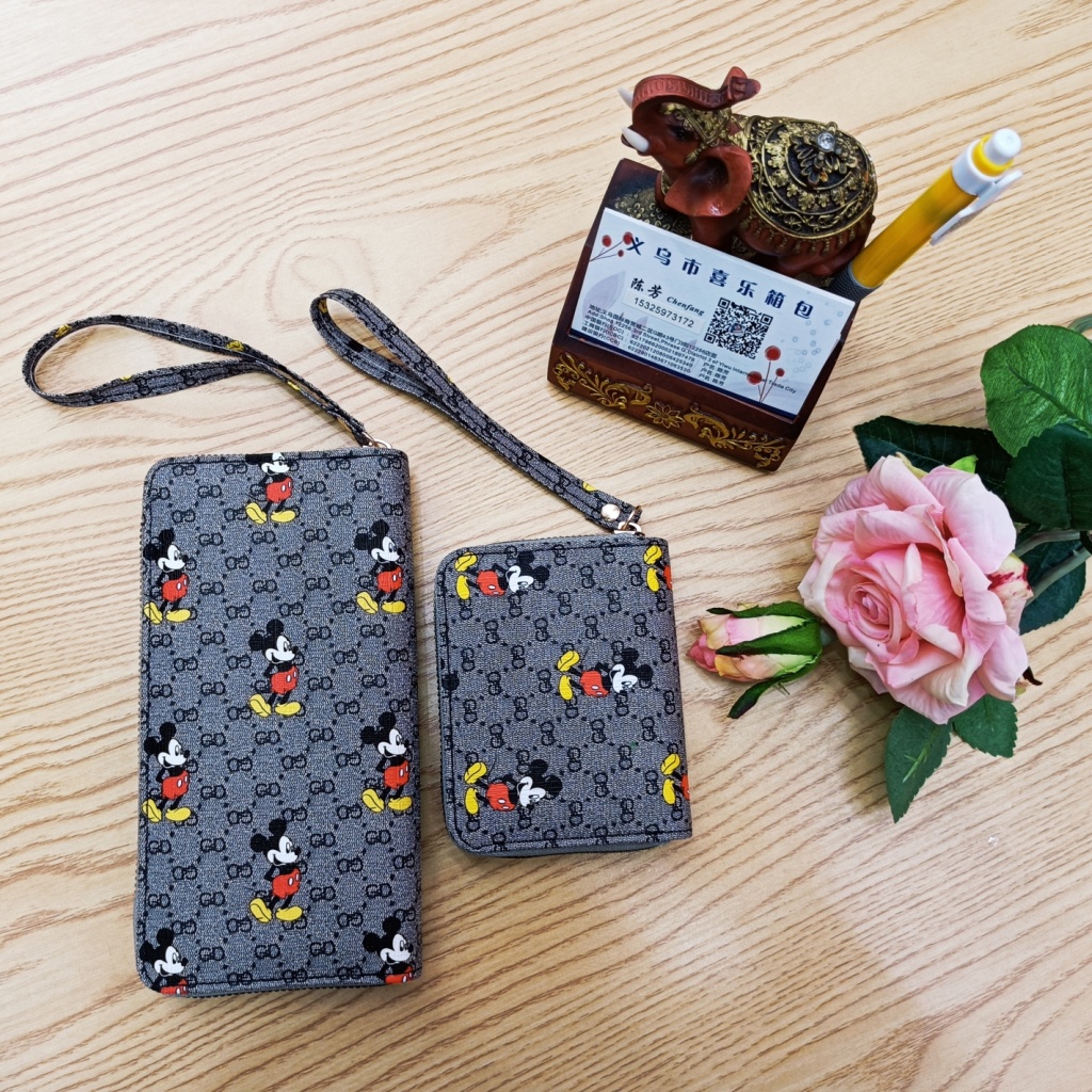 Zipper Printed Bag Certificate Card Holder New Korean Style Fashionable Long Wallet Anti-Theft Card Case Casual Wallet Wholesale Zipper Printed Bag Certificate Card Holder New Korean Style Fashionable Long Wallet Anti-Theft Card Case Casual Wallet Wholesale