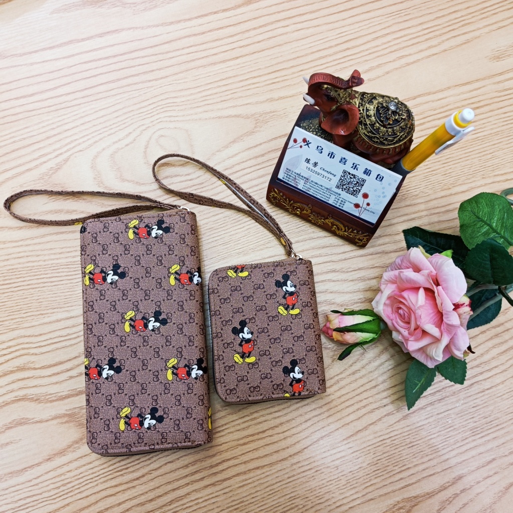 Zipper Printed Bag Certificate Card Holder New Korean Style Fashionable Long Wallet Anti-Theft Card Case Casual Wallet Wholesale Zipper Printed Bag Certificate Card Holder New Korean Style Fashionable Long Wallet Anti-Theft Card Case Casual Wallet Wholesale