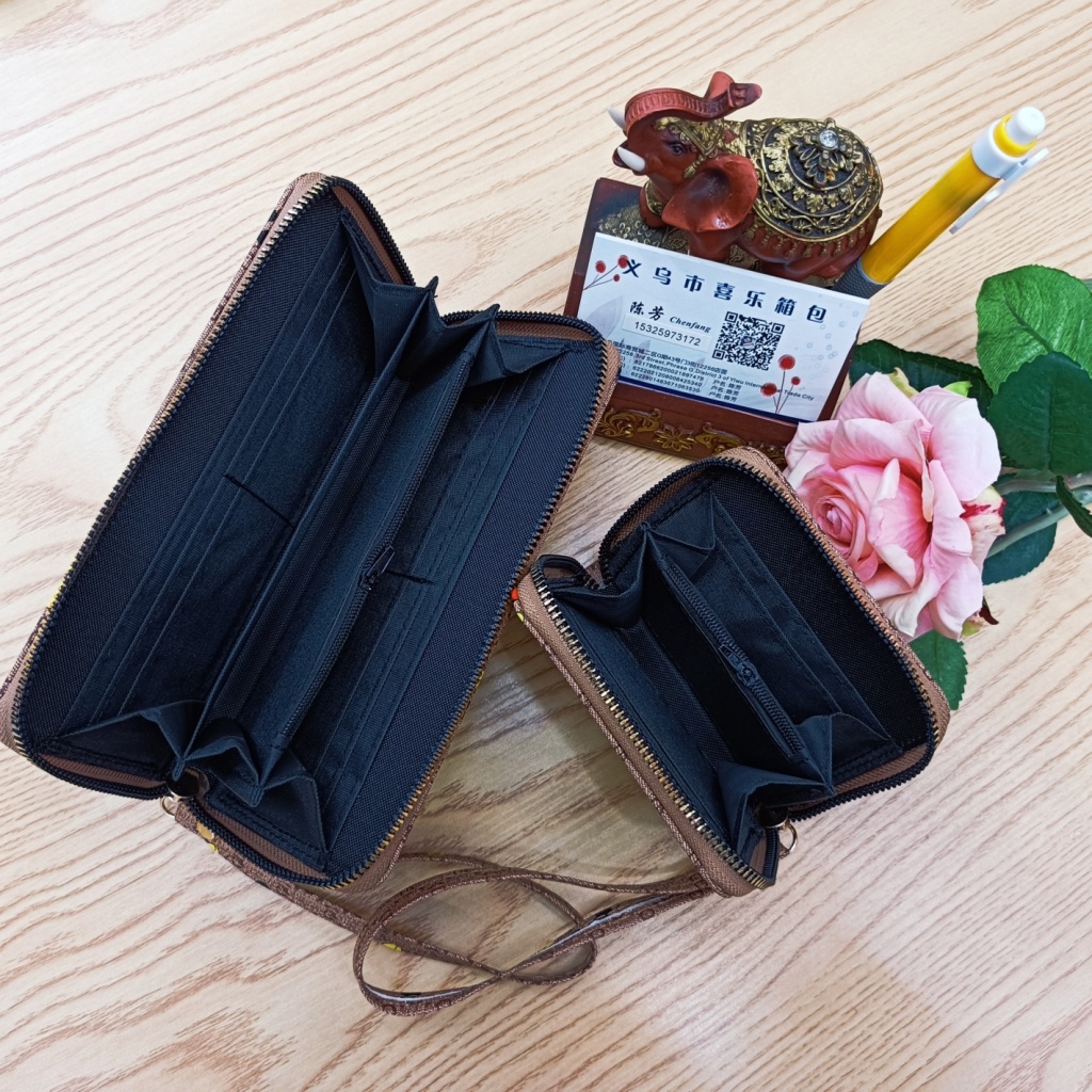 Zipper Printed Bag Certificate Card Holder New Korean Style Fashionable Long Wallet Anti-Theft Card Case Casual Wallet Wholesale Zipper Printed Bag Certificate Card Holder New Korean Style Fashionable Long Wallet Anti-Theft Card Case Casual Wallet Wholesale