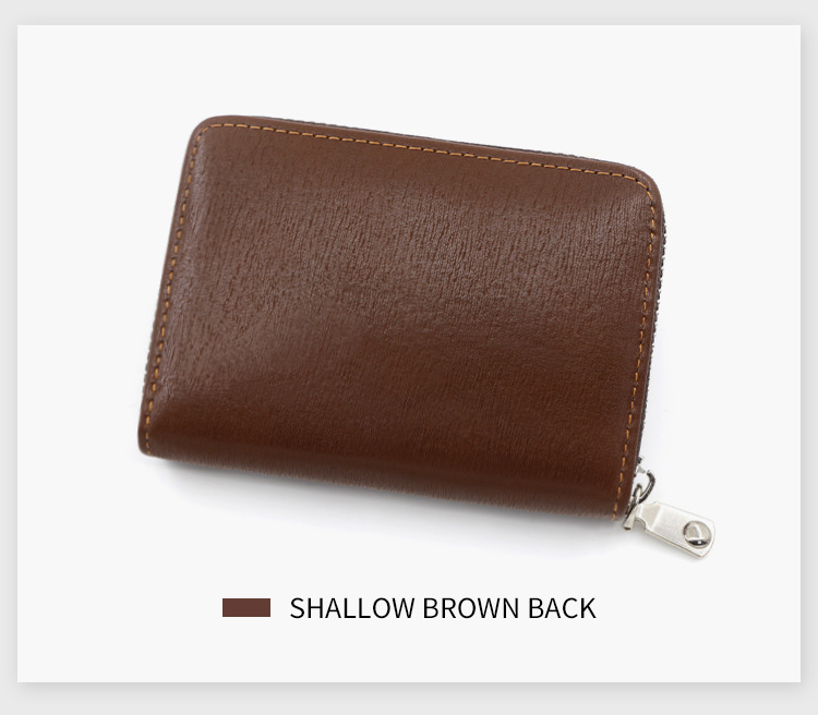 Men Women Wallet Card Holder Car Drawing Document Package Card Case Solid Color Short Zip Organ Card Holder Men Women Wallet Card Holder Car Drawing Document Package Card Case Solid Color Short Zip Organ Card Holder