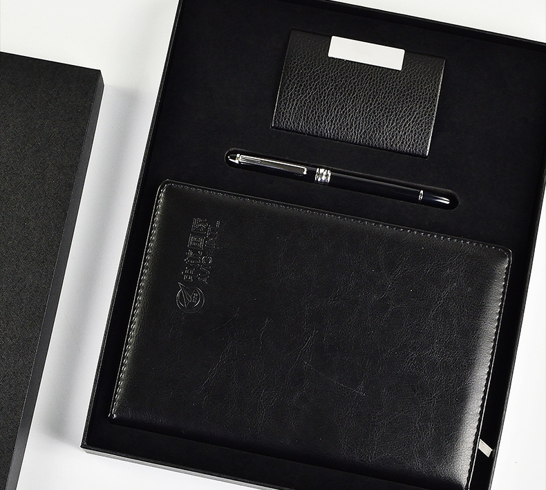Business gifts custom logo exhibition opening ceremony meeting party notebook card case suit souvenirs Business gifts custom logo exhibition opening ceremony meeting party notebook card case suit souvenirs