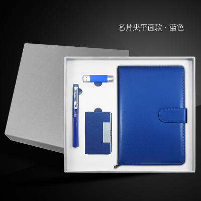 Company annual custom pen card case 16 g usb notepad meeting gift custom logo