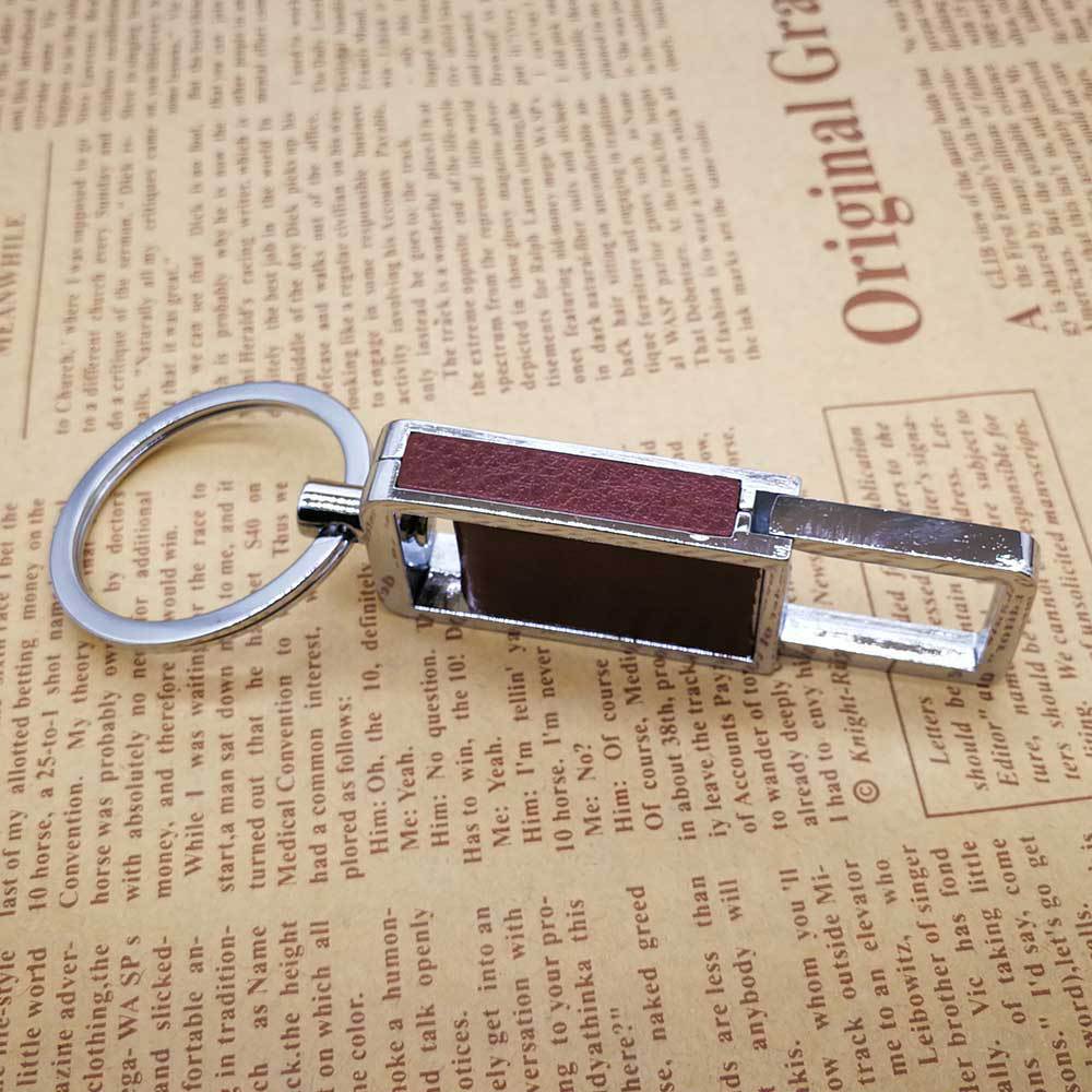 Key Chain Gift Set Customized Enterprise Logo Business Card Case Key Chain Metal Pen Three-Piece Gift Set