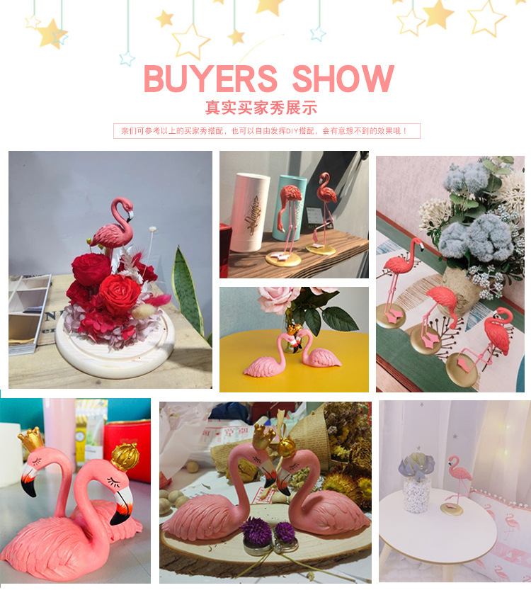 Ins flamingo girl heart presents a creative home decor Ins flamingo girl heart presents a creative home decor