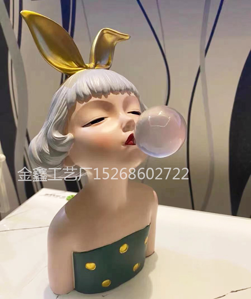 Modern Nordic Style Bubble Girls Resin Sculpture Desk Living Room Home Decor Gifts For Birthday Art Statue High Quality Modern Nordic Style Bubble Girls Resin Sculpture Desk Living Room Home Decor Gifts For Birthday Art Statue High Quality