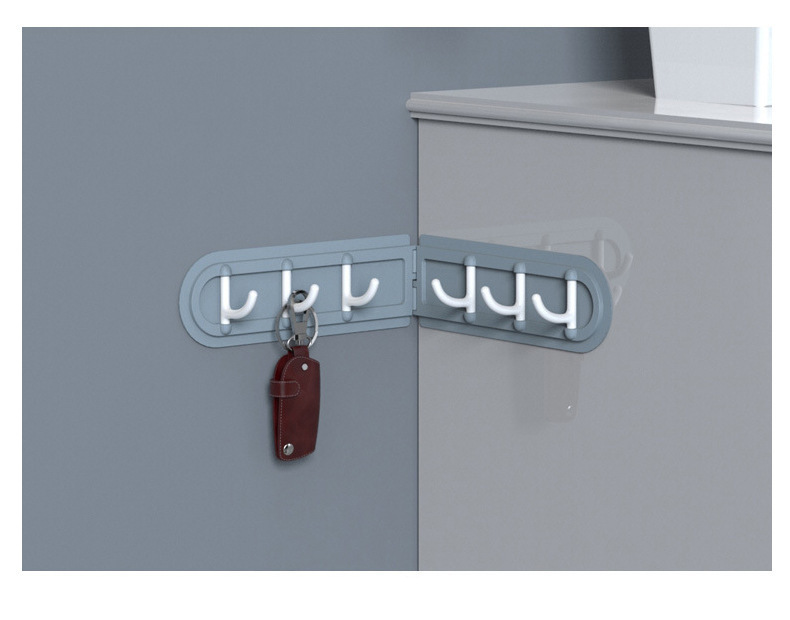Corner Hook Foldable Corner Sticky Hook Bathroom Multi-Function Punch-Free Strong Storage Rack Kitchen Hook