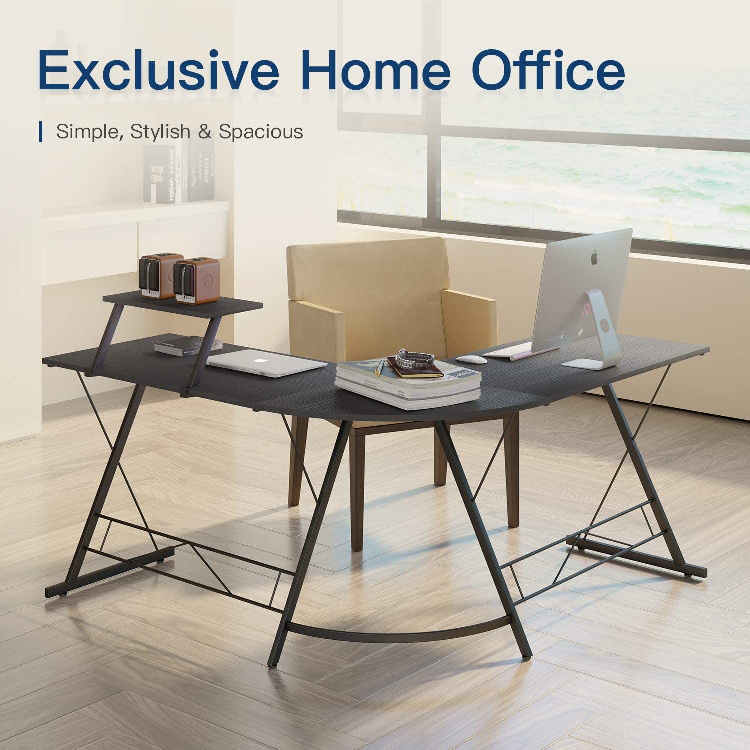 European and American Quality Simple Plate Type L Desktop Computer Desk Corner Office Computer Desk Notebook Home Computer Desk