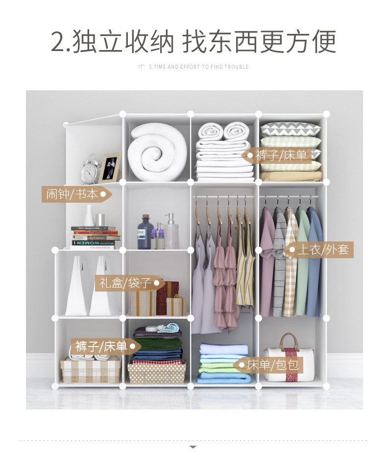 Simple Wardrobe Customization Modern Minimalist Bedroom Light Luxury Corner Wardrobe Storage Cabinet Plastic Assembly Closet Door Assembly Simple Wardrobe Customization Modern Minimalist Bedroom Light Luxury Corner Wardrobe Storage Cabinet Plastic Assembly Closet Door Assembly