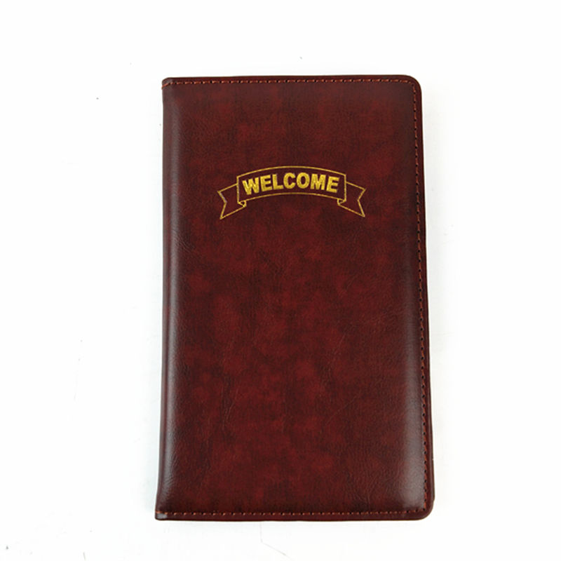 High grade leather cash register Hotel menu menu this KTV pay checkout wallet large trumpet