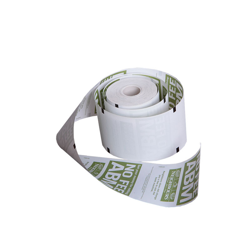 Factory Wholesale Custom Printing 80*50 Receipt Paper Printing QR Code Trademark Logo Printing Cash Register Paper