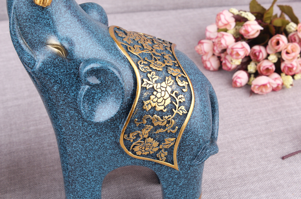 Resin Crafts Creative Wood Grain Happy Couple Elephant Decoration Living Room TV Cabinet Home Decoration Wedding Gift Resin Crafts Creative Wood Grain Happy Couple Elephant Decoration Living Room TV Cabinet Home Decoration Wedding Gift