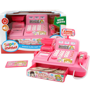 Educational Simulation Cash Register Girl's and Boy's Baby House Playing Toy Multi-Accessories Hamburger Bread Dessert Set Educational Simulation Cash Register Girl's and Boy's Baby House Playing Toy Multi-Accessories Hamburger Bread Dessert Set