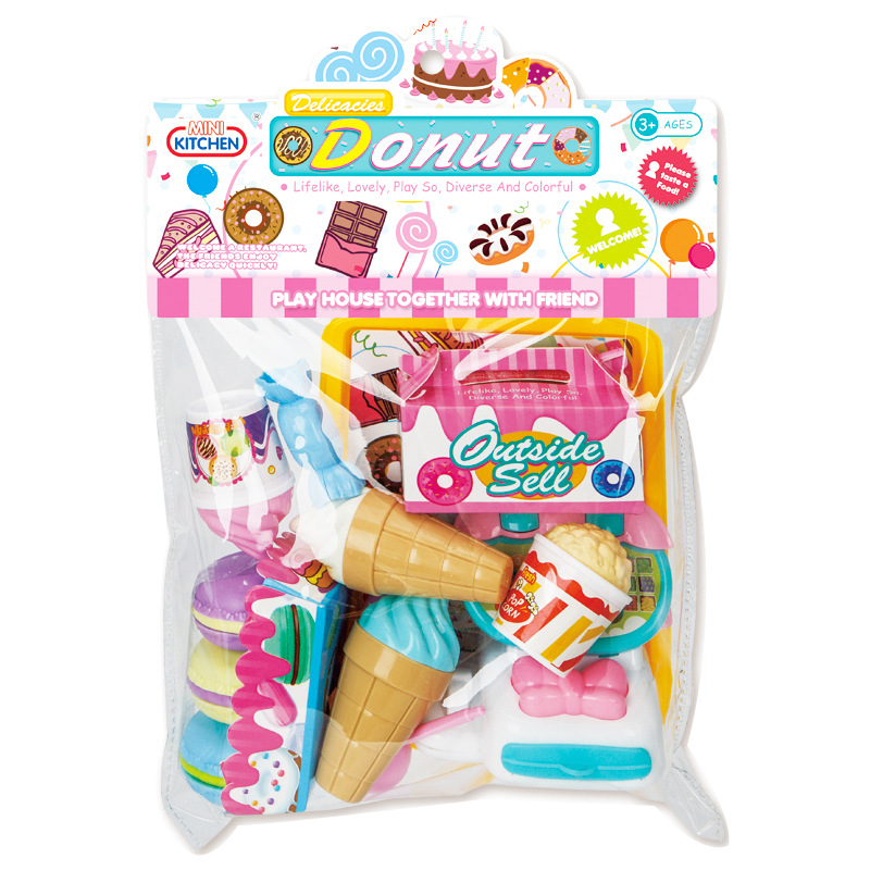 Educational Simulation Cash Register Girl's and Boy's Baby House Playing Toy Multi-Accessories Hamburger Bread Dessert Set Educational Simulation Cash Register Girl's and Boy's Baby House Playing Toy Multi-Accessories Hamburger Bread Dessert Set