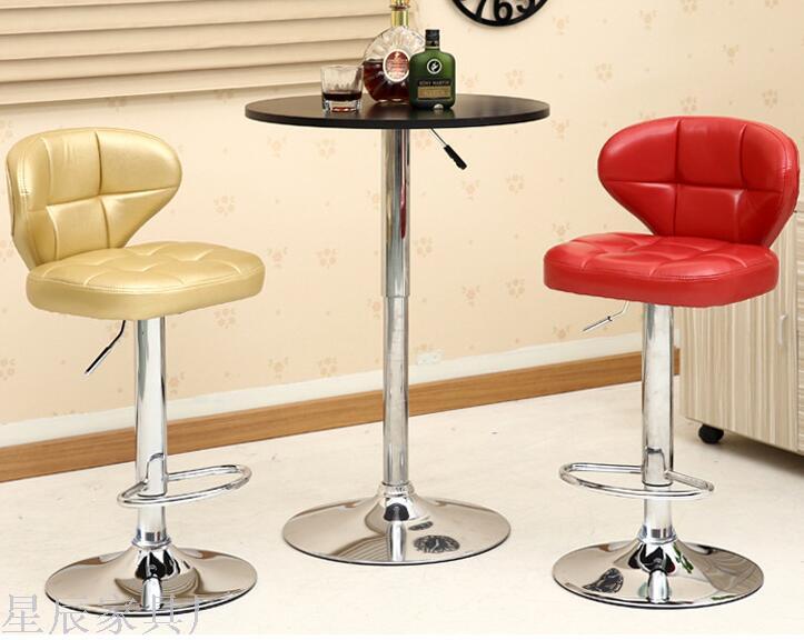 Pu Bar Chair European Style Bar Stool Lifting Rotating Wine Bar Chair Sub Cash Register High Stool Home Beauty Front Desk Back Stool Pu Bar Chair European Style Bar Stool Lifting Rotating Wine Bar Chair Sub Cash Register High Stool Home Beauty Front Desk Back Stool