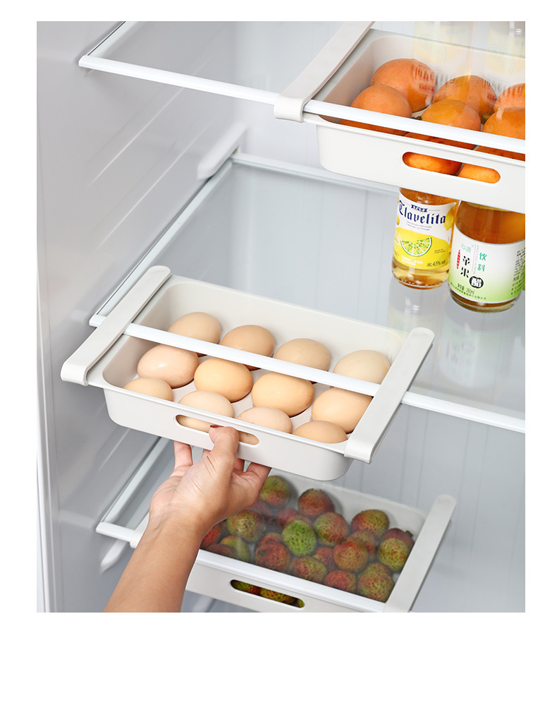 Household Fresh-Keeping Box Food Storage Box Drawer Dumpling Egg Storage Box Refrigerator Dedicated Storage Box Storage Fantastic