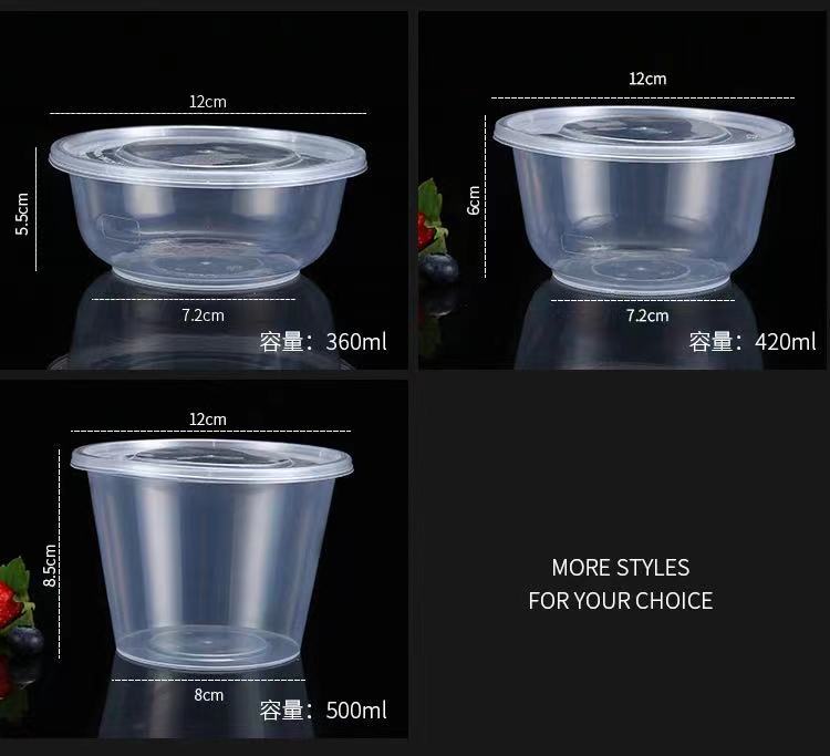 Disposable Lunch Box Rectangular round Plastic Lunch Box Fruit Takeaway Fast Food Packing Box Fresh-Keeping Thickened with Lid Disposable Lunch Box Rectangular round Plastic Lunch Box Fruit Takeaway Fast Food Packing Box Fresh-Keeping Thickened with Lid