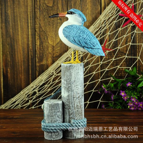 Sea Bird Mediterranean Home Decoration Wooden Crafts Wood Decoration MA10800 Sea Bird Mediterranean Home Decoration Wooden Crafts Wood Decoration MA10800