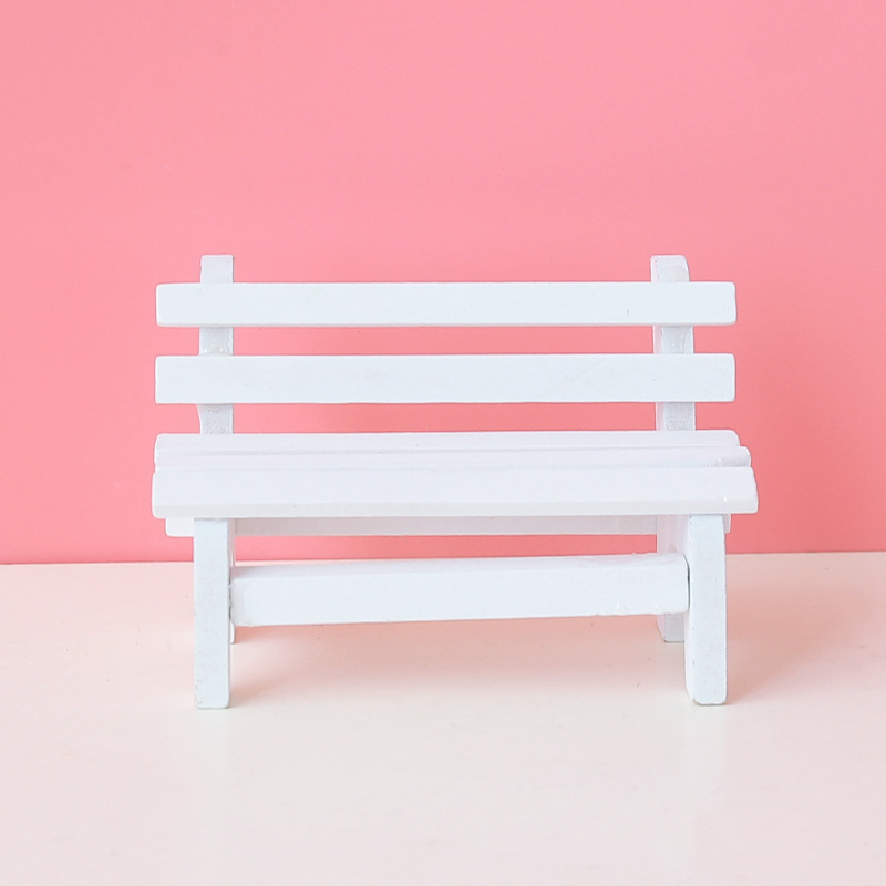 Factory in Stock Zakka Groceries Handmade Wooden Small Chair Crafts Decoration Creative Wood Products Photo Props