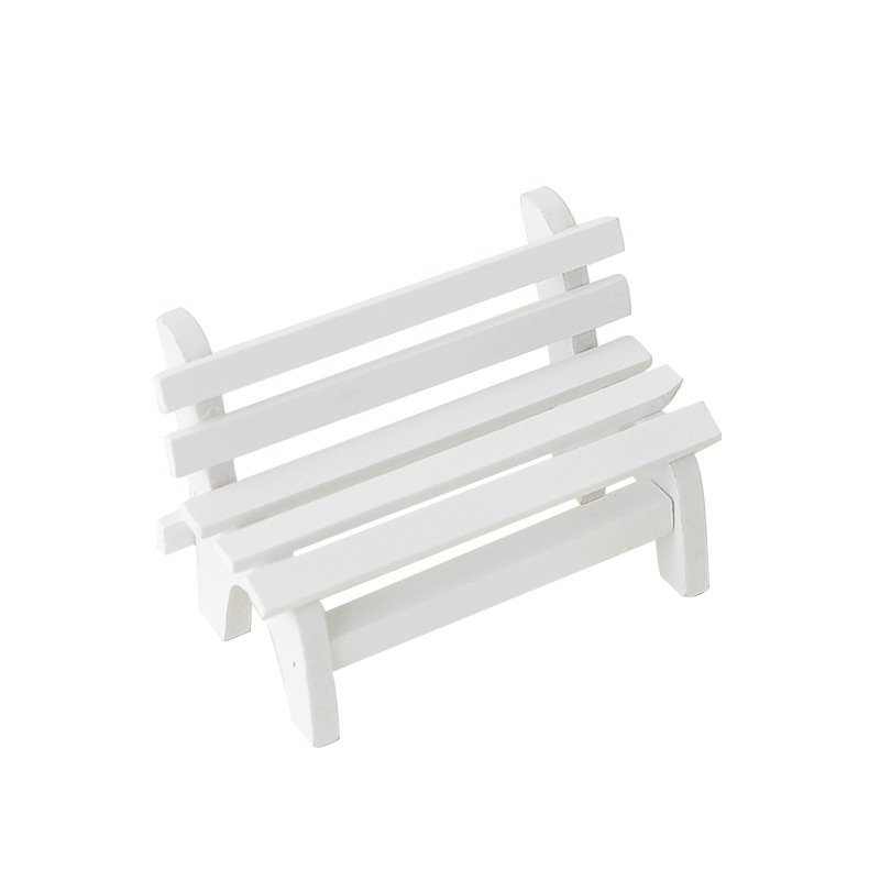 Factory in Stock Zakka Groceries Handmade Wooden Small Chair Crafts Decoration Creative Wood Products Photo Props