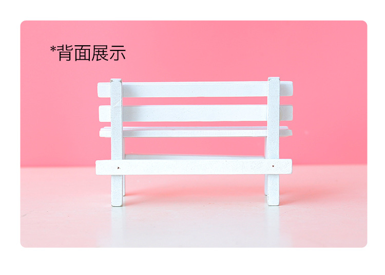 Factory in Stock Zakka Groceries Handmade Wooden Small Chair Crafts Decoration Creative Wood Products Photo Props