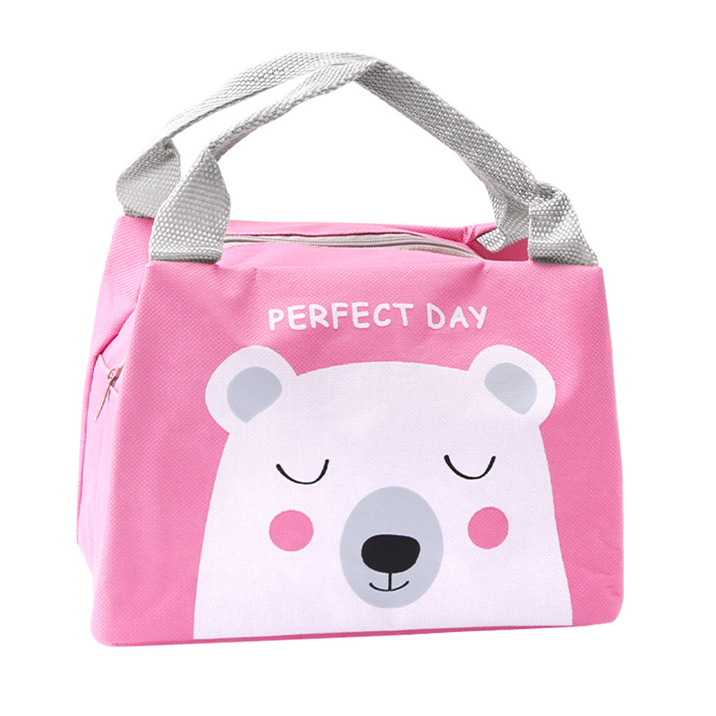 Student Lunch Bag Portable Portable Insulated Bag Ice Pack Fresh-Keeping Picnic Bag Portable Lunch Bag Lunch Bag Lunch Box Bag