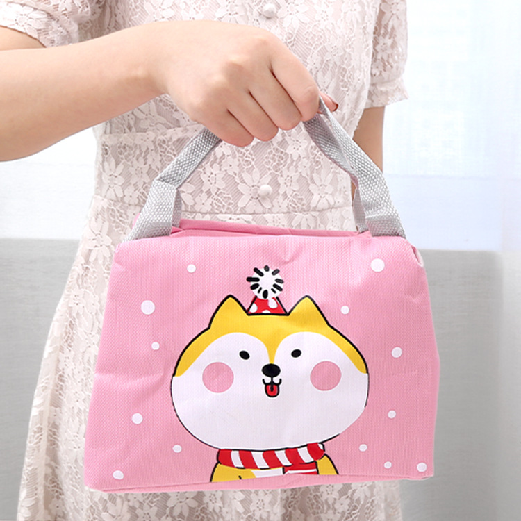 Student Lunch Bag Portable Portable Insulated Bag Ice Pack Fresh-Keeping Picnic Bag Portable Lunch Bag Lunch Bag Lunch Box Bag