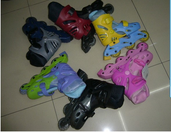 5 color single row skates