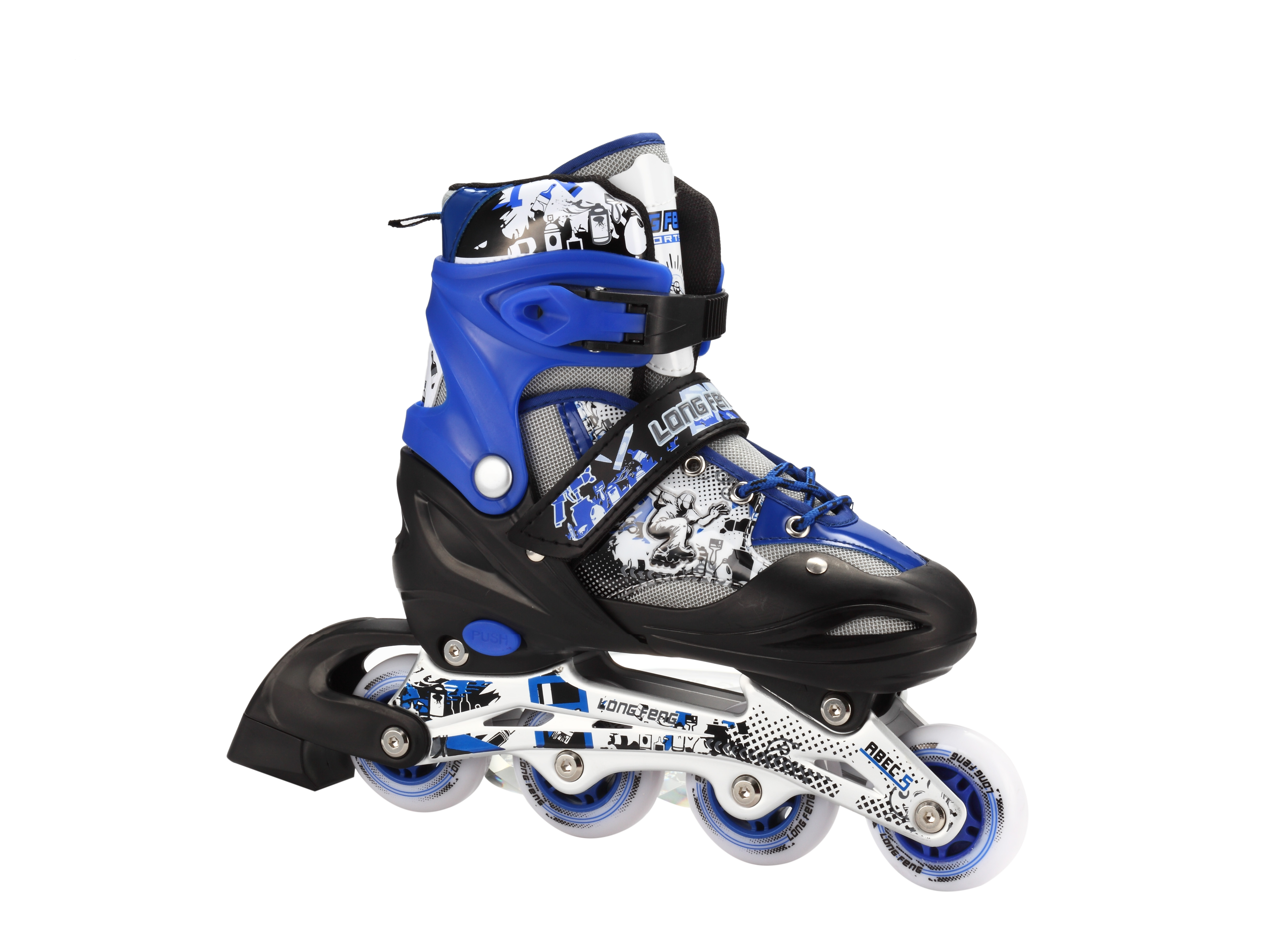 Longfeng 906 the Skating Shoes Inline Wheel Adjustable Skates