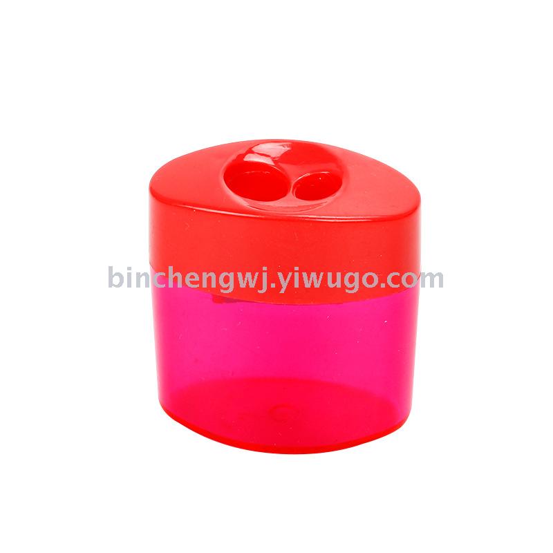 Elliptical double-hole pencil sharpener large hole office pencil sharpener student pencil sharpener