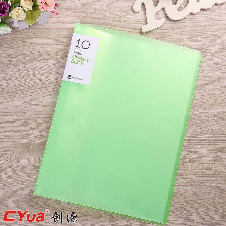 Chuang yuan stationery grinding transparent inner bag information book.