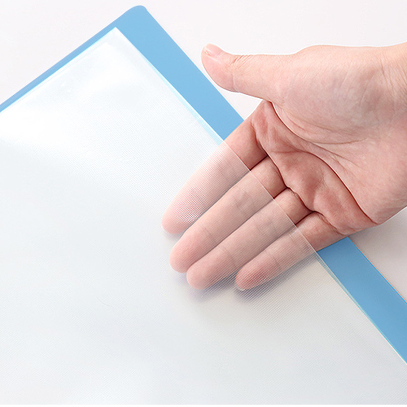 Multi-Layer Info Booklet A4 Transparent Insert Folder Large Capacity Thickened Loose-Leaf Information Bag Student Test Paper File Binder
