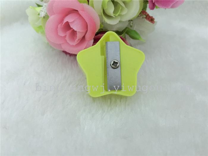 Cute star shape pencil sharpener pencil sharpener pencil sharpener, stationery wholesale Cute star shape pencil sharpener pencil sharpener pencil sharpener, stationery wholesale