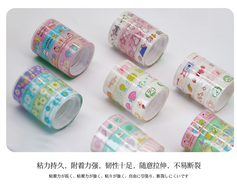 Transparent Stationery Small Tape Student Office Supplies High Adhesive Sealing Tape Tool Supplies Set Custom Wholesale Transparent Stationery Small Tape Student Office Supplies High Adhesive Sealing Tape Tool Supplies Set Custom Wholesale