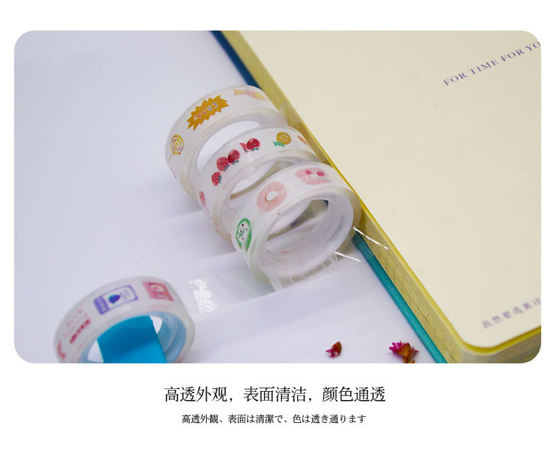 Transparent Stationery Small Tape Student Office Supplies High Adhesive Sealing Tape Tool Supplies Set Custom Wholesale Transparent Stationery Small Tape Student Office Supplies High Adhesive Sealing Tape Tool Supplies Set Custom Wholesale