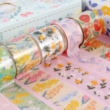Gilding Japanese and Paper Adhesive Tape Sets Creative Cartoon Handmade DIY Hand Account Stickers Student Stationery Decorative Stickers