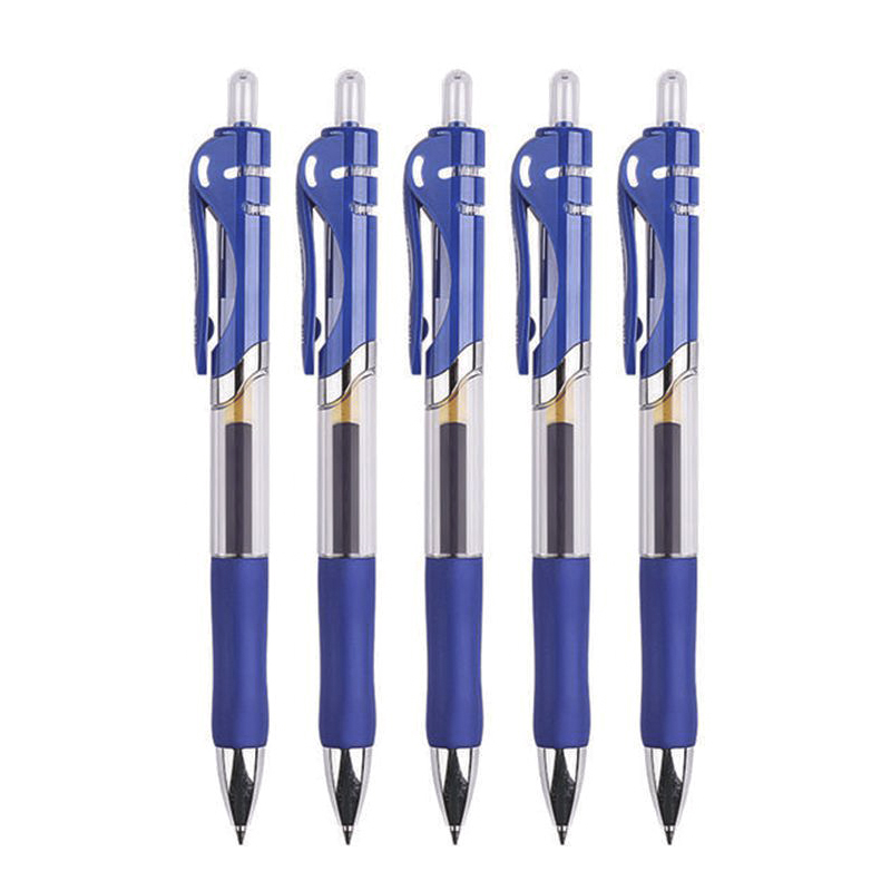Press Large Capacity 0.5mm Bullet Gel Pen Pressing Pen Ball Pen Gel Pen Exam Office Pressing Pen