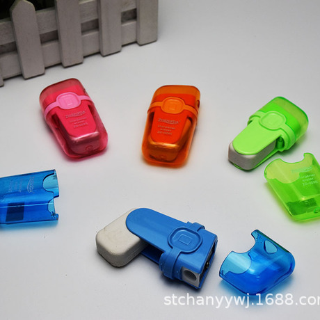 The teacher eraser students wipe clean without leaving a mark cartoon modeling multi-functional like leather eraser and pencil sharpener